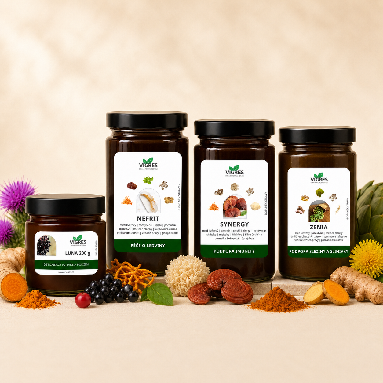 Produkty VIGRES při oteklém jazyku